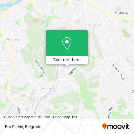 Etc Servis map