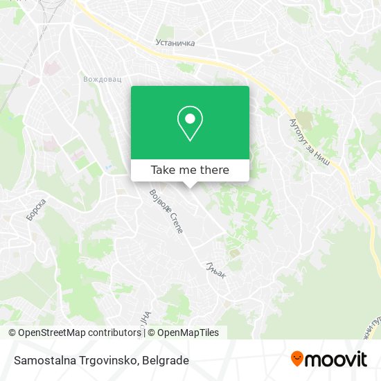 Samostalna Trgovinsko map