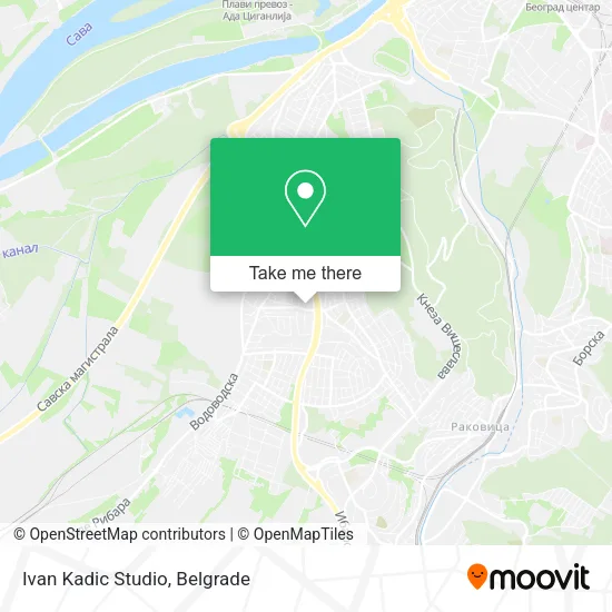 Ivan Kadic Studio map