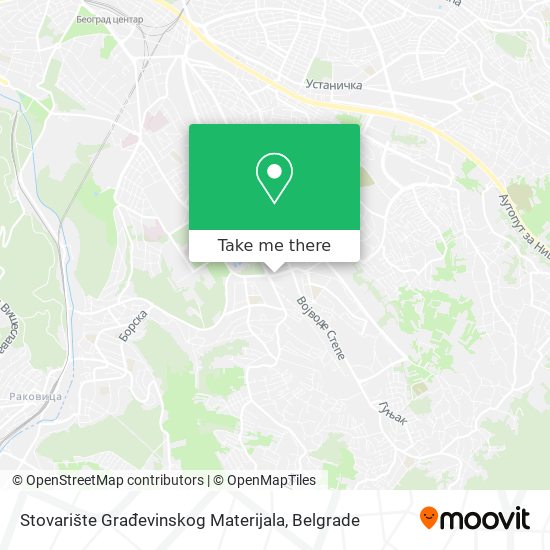 Stovarište Građevinskog Materijala map