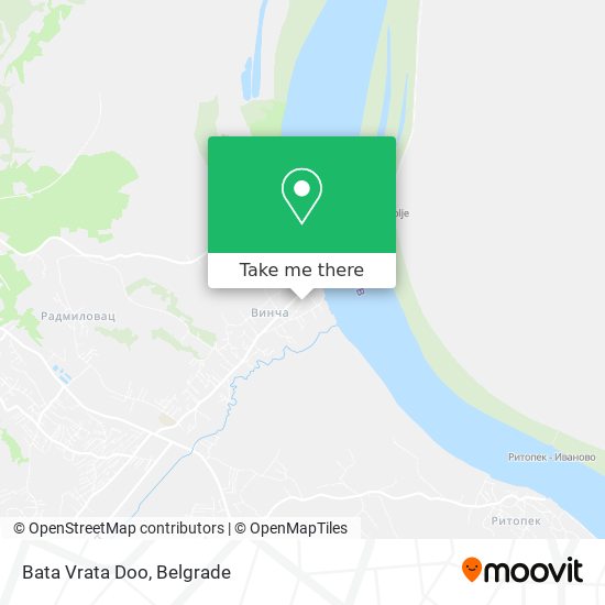 Bata Vrata Doo map