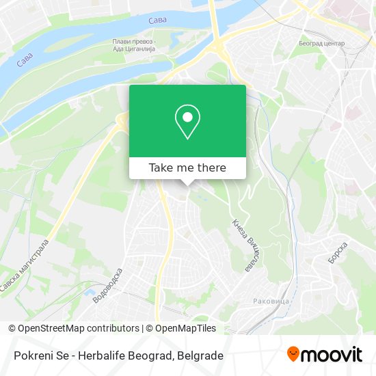 Pokreni Se - Herbalife Beograd map