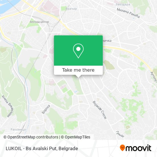 LUKOIL - Bs Avalski Put map