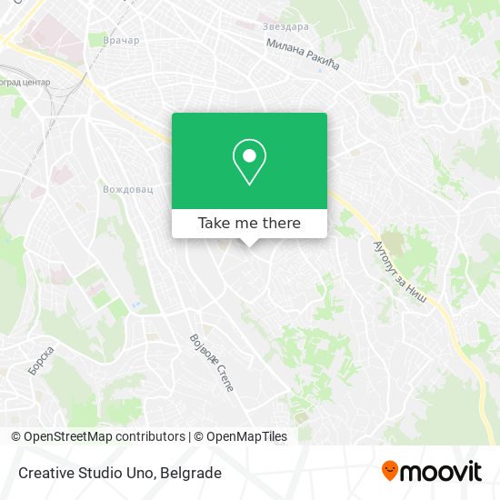 Creative Studio Uno map