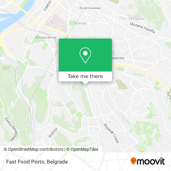 Fast Food Porto map