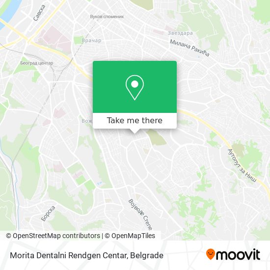 Morita Dentalni Rendgen Centar map