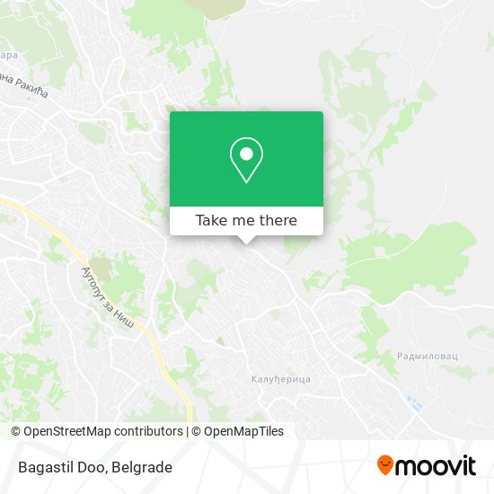 Bagastil Doo map