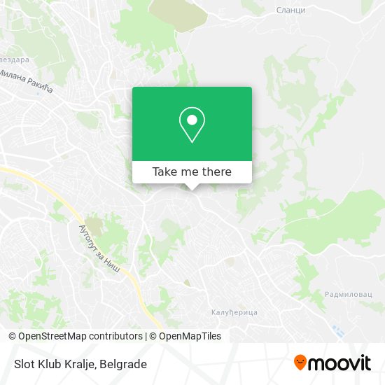 Slot Klub Kralje map