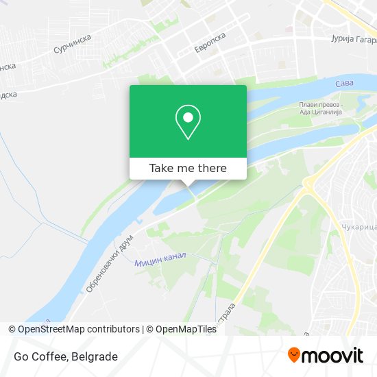 Go Coffee map