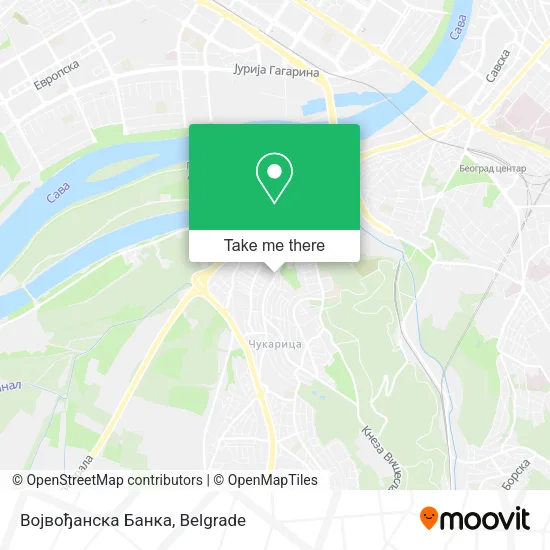 Војвођанска Банка map