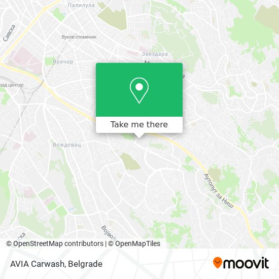 AVIA Carwash map