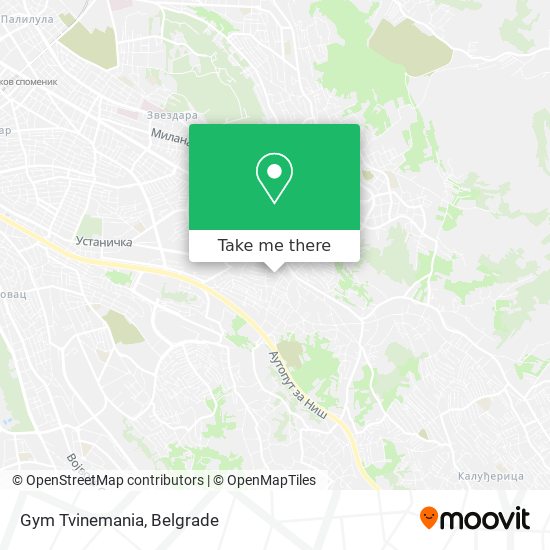 Gym Tvinemania map