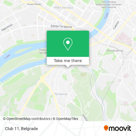 Club 11 map