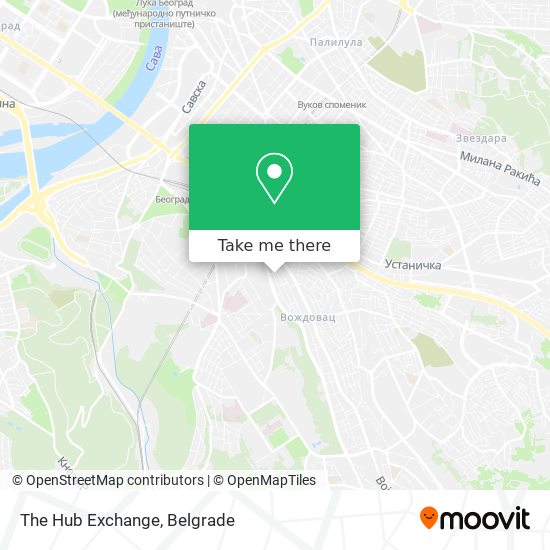 The Hub Exchange map