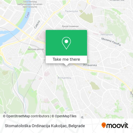 Stomatološka Ordinacija Kukoljac map