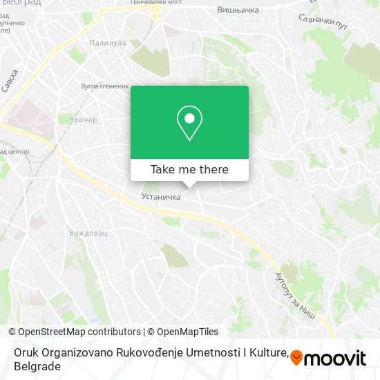 Oruk Organizovano Rukovođenje Umetnosti I Kulture map