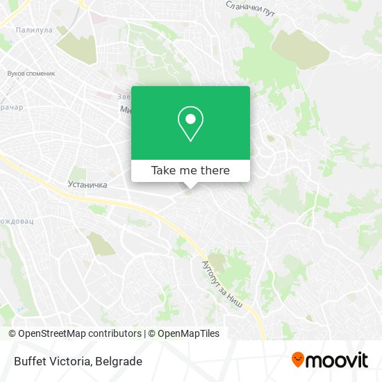 Buffet Victoria map