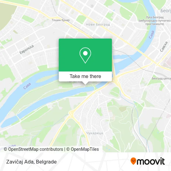 Zavičaj Ada map