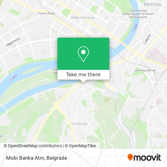 Mobi Banka Atm map