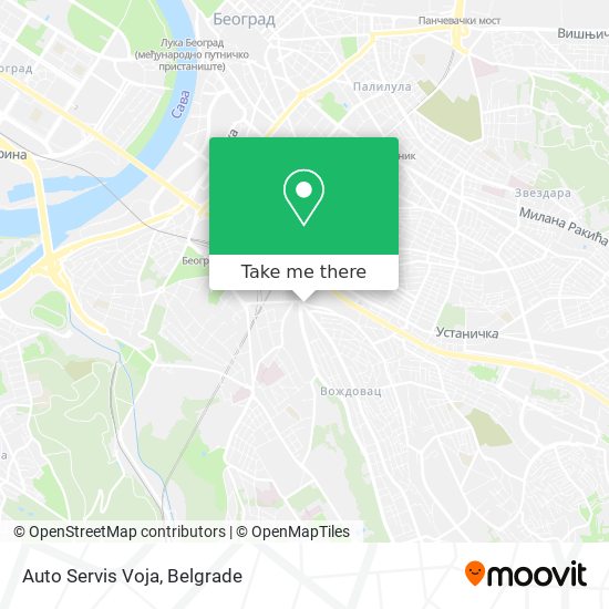 Auto Servis Voja map