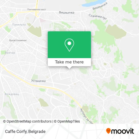 Caffe Corfy map