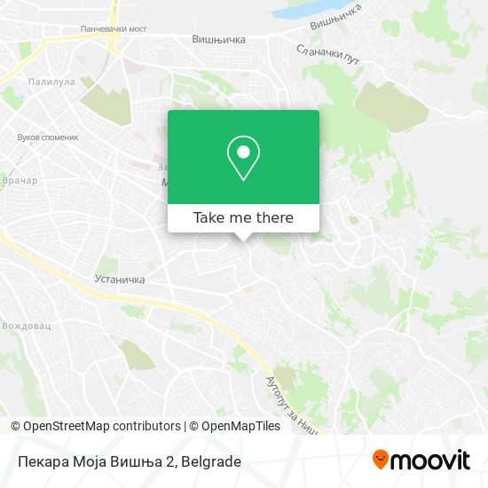 Пекара Моја Вишња 2 map