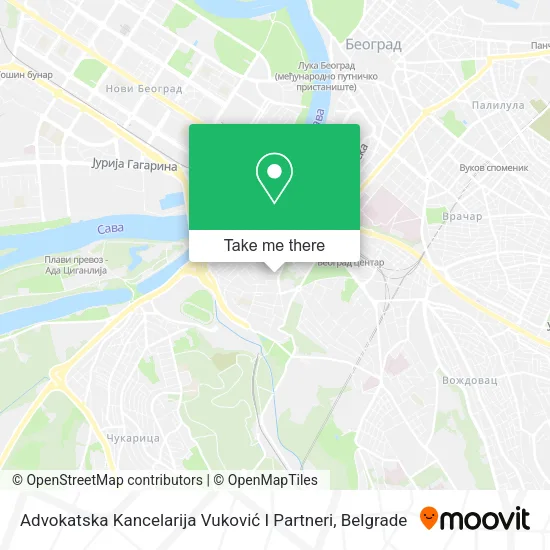 Advokatska Kancelarija Vuković I Partneri map