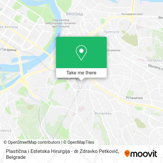 Plastična i Estetska Hirurgija - dr Zdravko Petković map