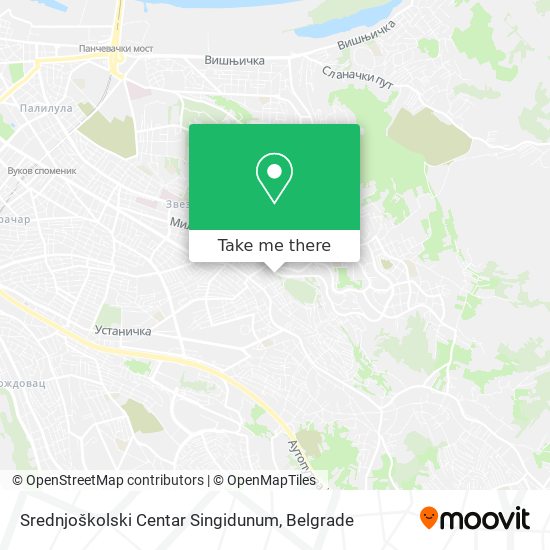 Srednjoškolski Centar Singidunum map