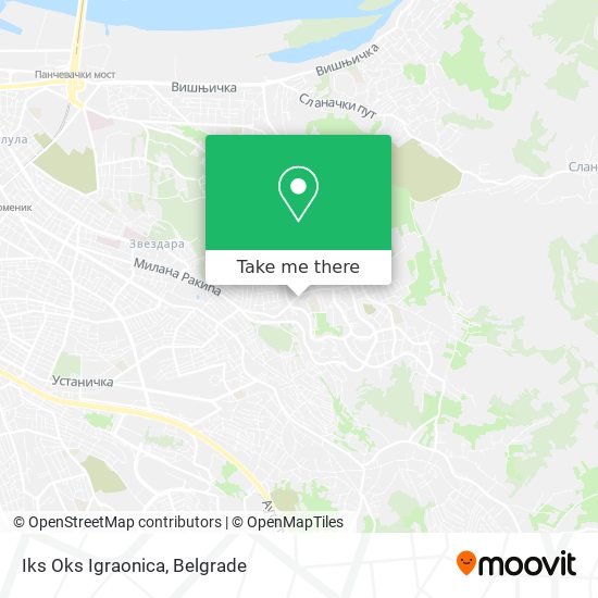 Iks Oks Igraonica map