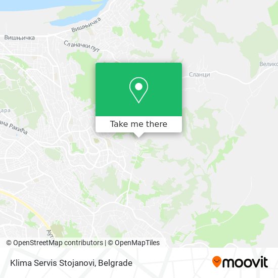 Klima Servis Stojanovi map