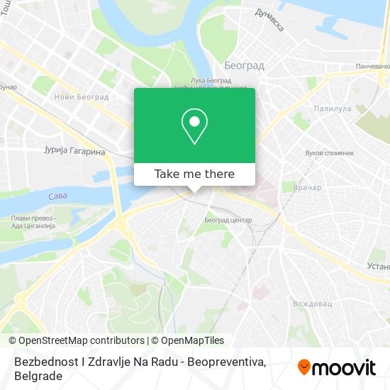 Bezbednost I Zdravlje Na Radu - Beopreventiva map