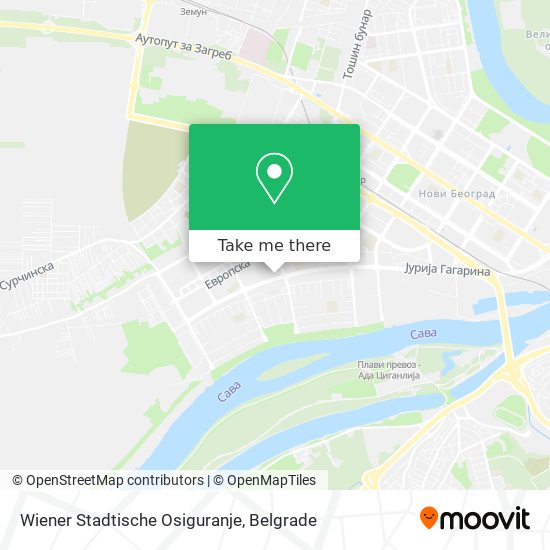 Wiener Stadtische Osiguranje map