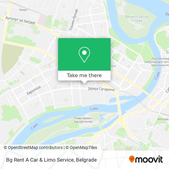 Bg Rent A Car & Limo Service map