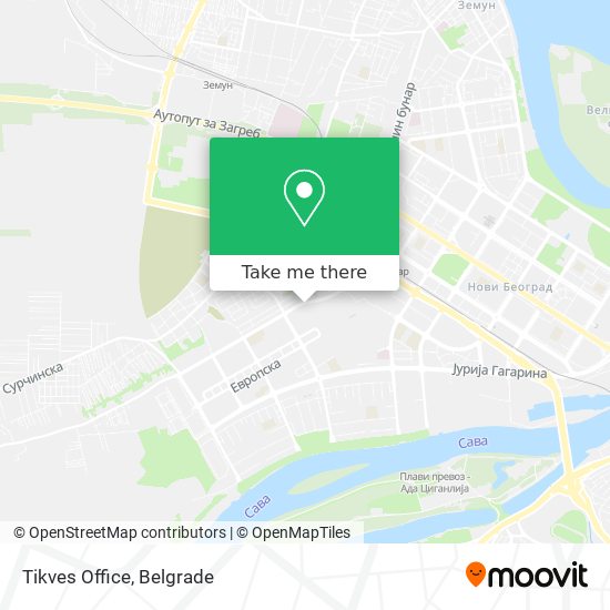 Tikves Office map