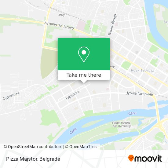 Pizza Majstor map