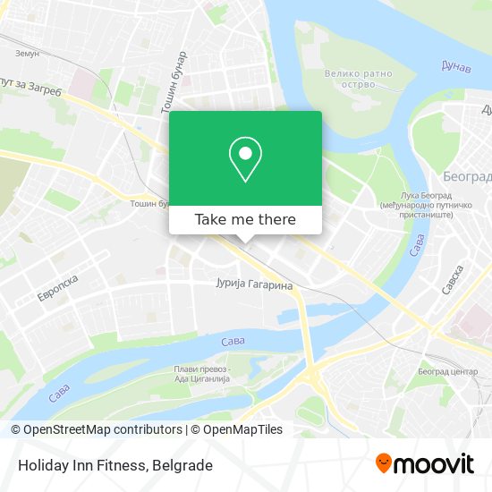 Holiday Inn Fitness map