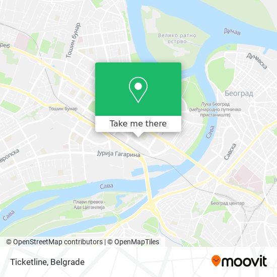 Ticketline map