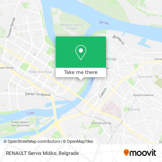 RENAULT Servis Miško map