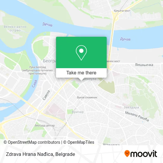 Zdrava Hrana Nađica map