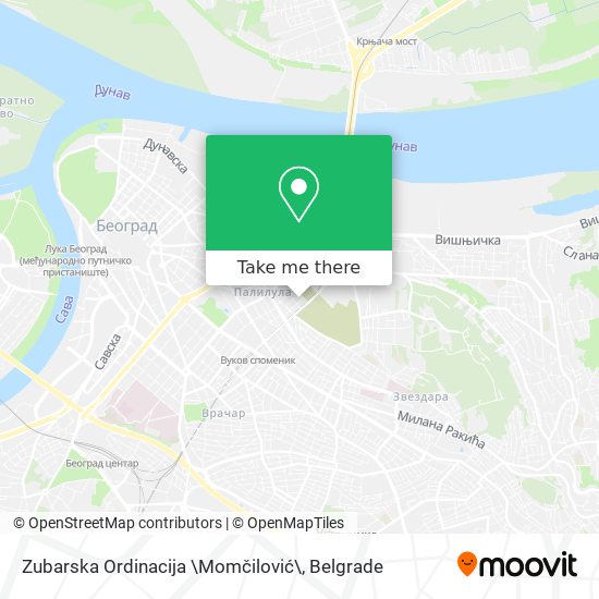 Zubarska Ordinacija \Momčilović\ map