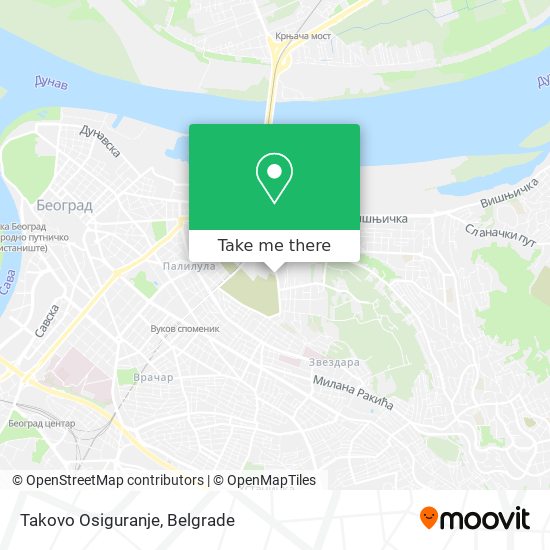 Takovo Osiguranje map