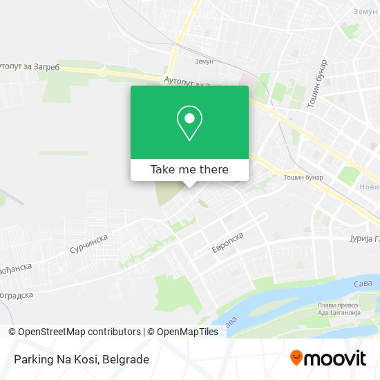 Parking Na Kosi map