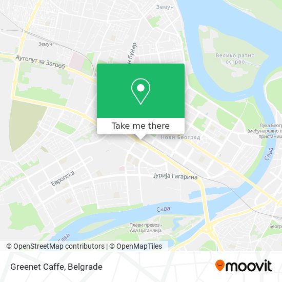 Greenet Caffe map