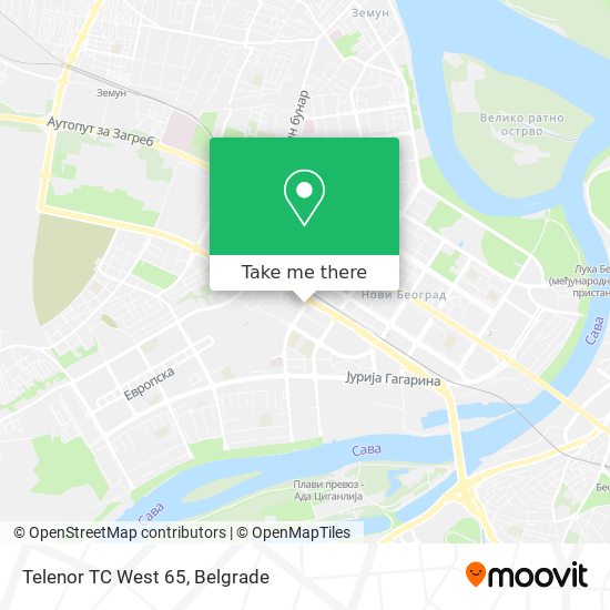 Telenor TC West 65 map