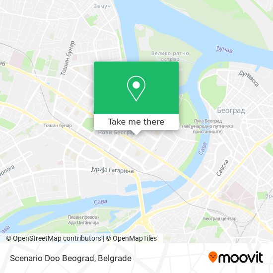 Scenario Doo Beograd map