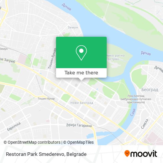 Restoran Park Smederevo map