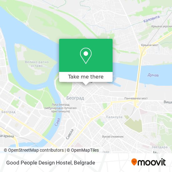 Good People Design Hostel map