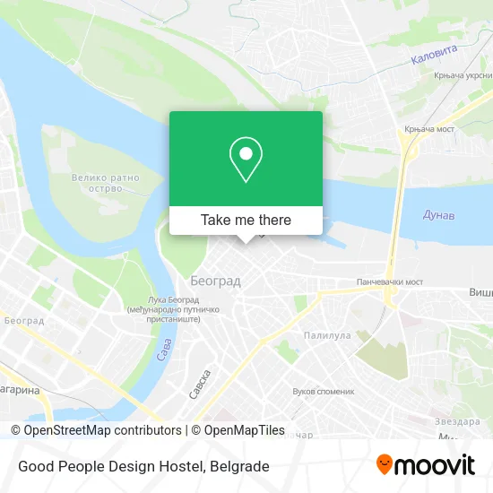 Good People Design Hostel map