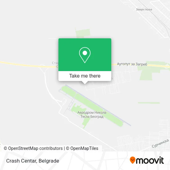 Crash Centar map